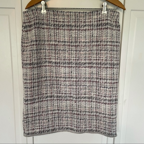 Max Studio Blazer Suit Skirt Set Plaid Career Office Business Professional Tweed - Picture 14 of 16